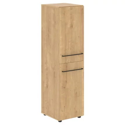 Шкаф колонка с 2-мя глухими малыми дверьми LOFTIS LMC 40.4 Дуб Бофорд_0