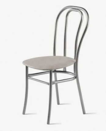 Стул Венский 400х490 мм Кофе с молоком/Алюминий_0