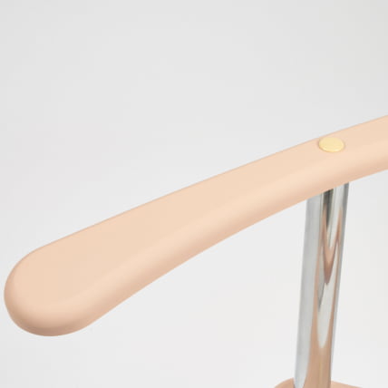 Вешалка MASHA МДФ/металл, 30,5*41,5*84 см, пудра_2