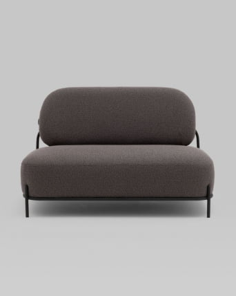 Диван Стоун ткань букле темно-серый_1