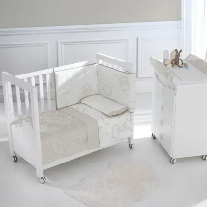 Набор Micuna Dolce Luce покрывало+борт 120x60 TX-1650 Beige_1