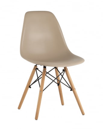 Стул Еамес ДСВ 4 шт. Бежевый / Eames DSW_0