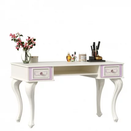 Стол письменный с банкеткой Маркиза 02 Алебастр Шампань_8