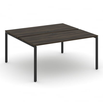 Рабочая станция двухсторонняя на 2 места CONCEPT CN.DRS-004 Дуб Мали Черный_0