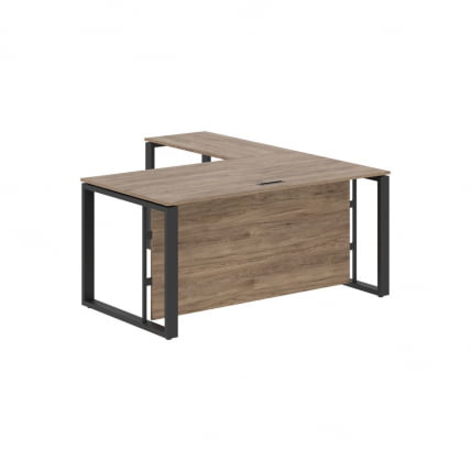 Стол с боковой приставкой ENIO ECT 1619H Кария Пальмира/Антрацит_1