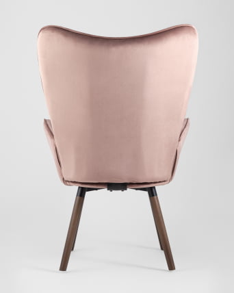 Стул Гранд велюр Розовый_5