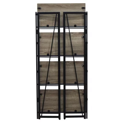 Стеллаж на металлокаркасе BRABIX LOFT SH-001 Дуб антик_8