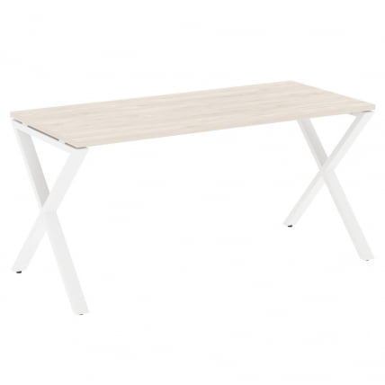 Стол рабочий LOFT VR.L-SRX-4.7 Металл белый Денвер светлый_0
