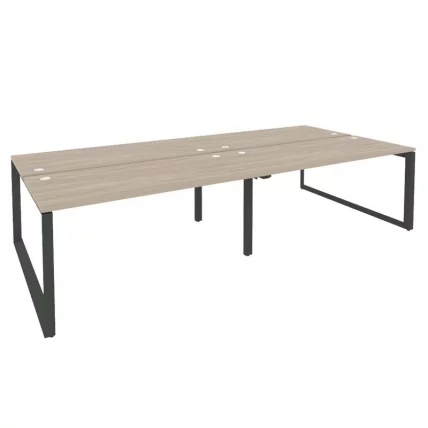 Рабочая станция на О-образном м/к ONIX O.MO-D.RS-4.4.7 Дуб Аттик/Антрацит_0