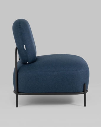 Кресло Стоун 1 рогожка Синий_5