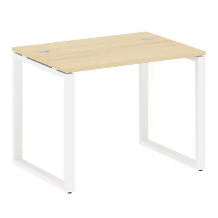 Стол письменный на О-образном м/к METAL SYSTEM БО.СП-1 Акация/Белый_0
