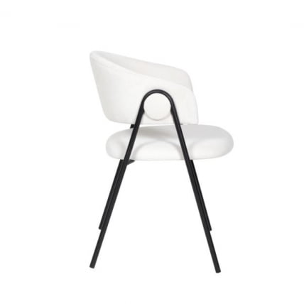 Стул Колин вельвет молочный_2