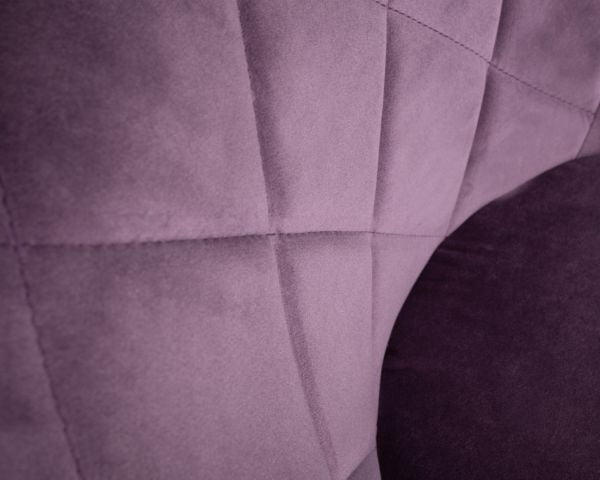 Стул барный ДОБРИН ЛОГАН БЛАCК (пудрово-сиреневый велюр (МДЖ9-52)) 2 шт / DOBRIN LOGAN BLACK (MJ9-52))_8