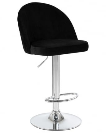 Стул барный DOBRIN MILANA (черный велюр (MJ9-101)) 2 шт_1