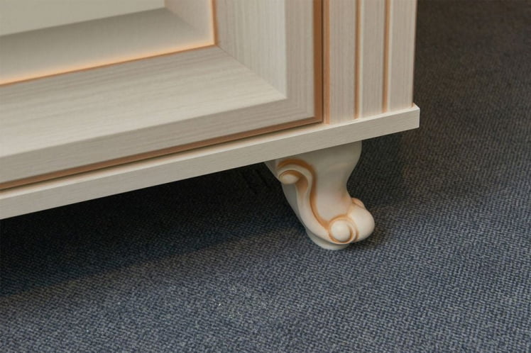 Комплект мебели для гостиной Марлен №8 Кремовый белый Патина_2