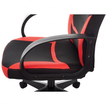 Кресло компьютерное BRABIX Alpha GM-018 Черное/красное_5
