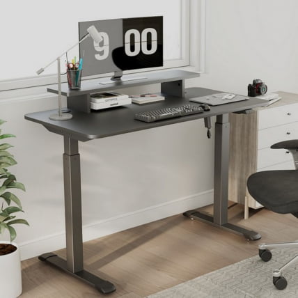 Стол для для компьютера c электрической регулировкой по высоте EUREKA ERK-SM55-B_6