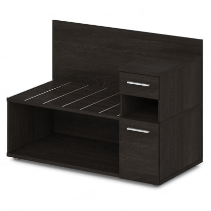 Тумба багажная с ящиком и дверью правый Ornata 	Н-444 Пр Дуб Кентербери_0