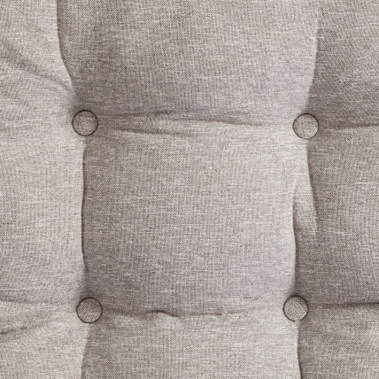 Кресло Charli / Чарли без подлокотника рогожка, серо-бежевый, 3M 16/2, 70х70х84 см_16