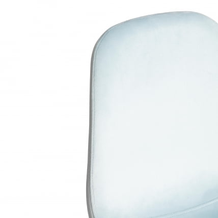 Стул BREEZE (mod. 4724) Велюр/металл , 44 х 53 х 87 см, Aquamarine (аквамарин) HLR16 / натуральный_9