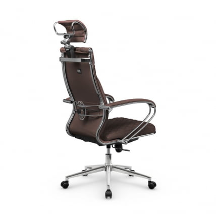 Кресло руководителя Metta L 2c 44C/K116 Infinity Easy Clean (MPES) Комплект 9 Темно-коричневое_3