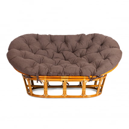 Диван MAMASAN/МАМАСАН 23/02 W /с подушкой/ подушка 182х119 см, 169х102х80 см, Pecan (орех), ткань, коричневый, 3М7-147_2