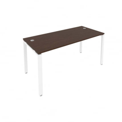 Стол письменный METAL SYSTEM Б.СП-4 Венге/Белый_0