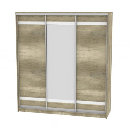 Шкаф-купе Б-230х180х60-3(ДКМ-Д9Д10Д9) / B-230х180х60-3(ДКМ-D9D10D9)_0