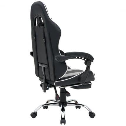 Кресло компьютерное CROMEX (КРОМЕКС) Wave GM-145 экокожа черное/серое_5