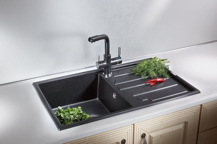 Кухонная мойка GRANULA 8601 Шварц_1