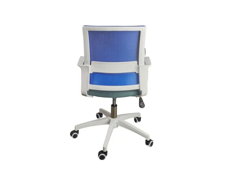 Кресло офисное Бит LB белый пластик Синий_3