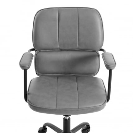 Кресло ALPHA иск. замша, Grey (Cерый)_5