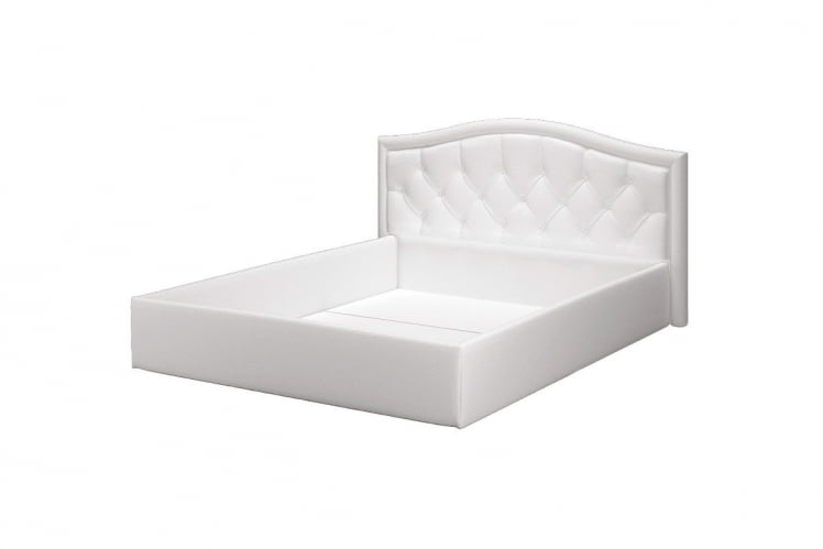 Кровать Стелла, 1600*2000 мм, искусственная кожа Vega white, белый_1