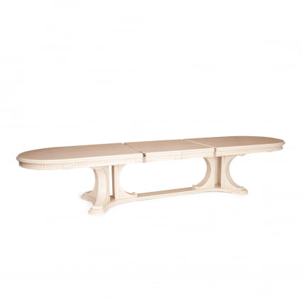 Стол VERSAL овальный бук, мдф, 300 (350/400) х 110 х 78 см, бежевый патина_6