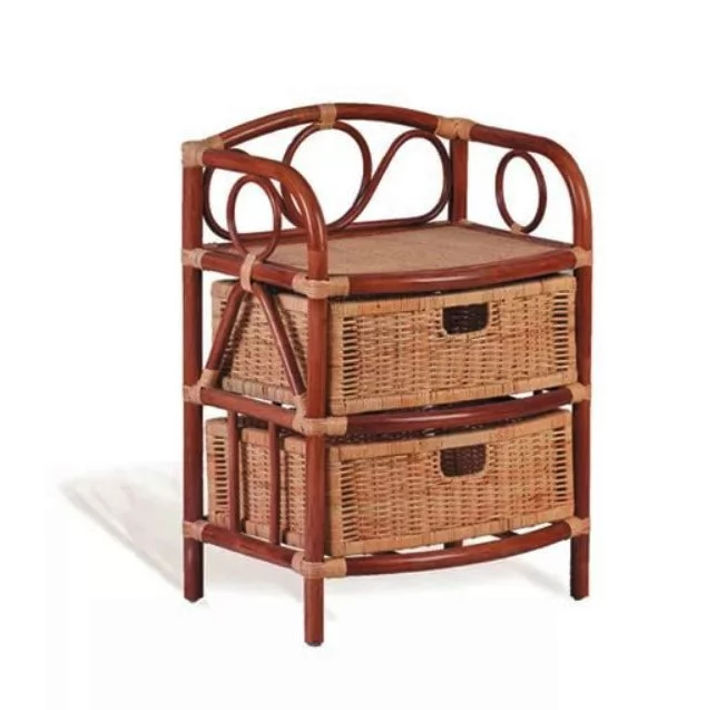 Комод 2 ящика 27/03 миндаль матовый_0