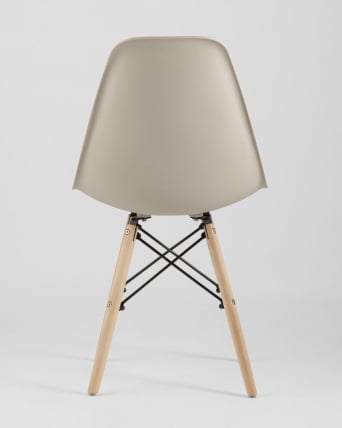 Стул Еамес Стиле ДСВ бежевый (разборный каркас) / Eames Style DSW_17
