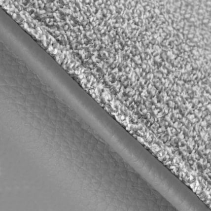 Кресло Murano/Мурано опора 360, велюр/букле (HYP)/Экокожа, светло-серый/графит_11