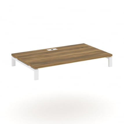 Стол надставка на две опорные тумбы CONCEPT CN.OSN-006 Сандал Янтарный Белый_0