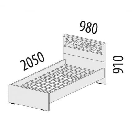 Кровать Тиффани 93.04_1