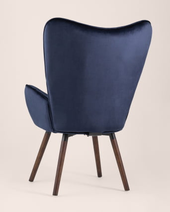 Стул Гранд велюр Синий_4