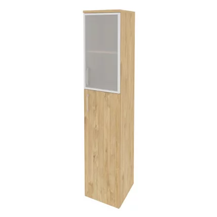 Шкаф высокий узкий правый ONIX O.SU-1.7R(R) Тиквуд Светлый_0