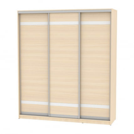 Шкаф-купе B-220х200х60-1(ДМ-D9D9D9)_0