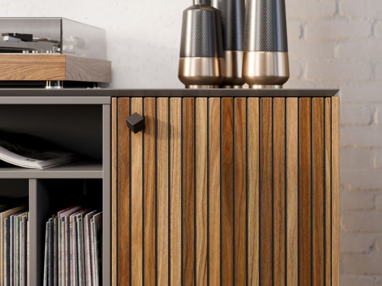 Гостиная Элиот №4 Оникс Серый/Орех фактурный_5