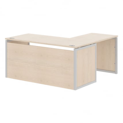 Стол письменный угловой левый XTEN-QP XQPCT 1615H L Бук Тиара Серый_0