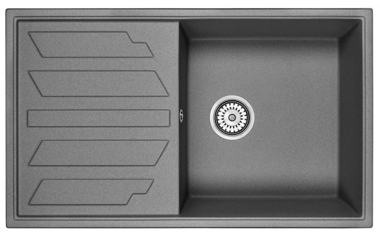 Кухонная мойка GRANULA 8601 Графит_0