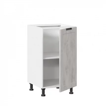 Тумба кухонная 450 Джамис ЛД 296.030.000.004 Белый Белый камень_1