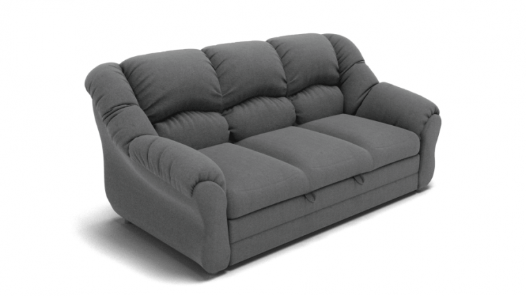 Диван Хост (ЗР) Цвет фасада: Светло серый; Тип: Прямой; Материал фасада: Металл/Велюр_0