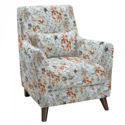 Кресло Либерти ТК 228 Коричневые цветы_0