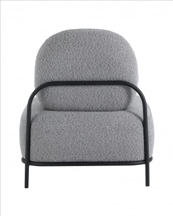 Кресло Стоун new ткань букле серый_4