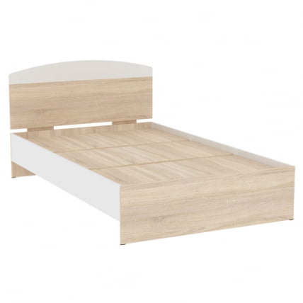 Кровать Алиса(L30)1247х903х2063(ДСС-Белый)_0